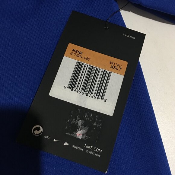 Orlando Magic Nike Mens XLT XL Tall Polo Shirt Blue Basketball NWT Dri Fit NBA - Picture 5 of 10